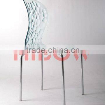 clear plastic chair