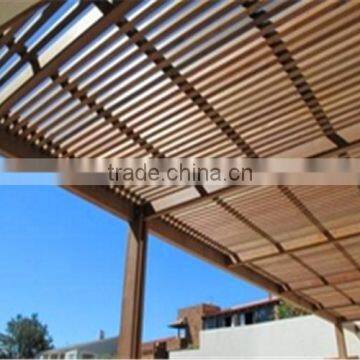 Aluminum louver roof design for garden with remote control