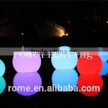 Round Water Floating Lamp Rgb Floating Led Pool Balls/Waterproof Led Light Ball For Pool Or Outside