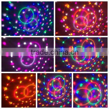 Latest Style 360 Degrees Rotating LED Crystal Magic Ball Light Mini RGB Mini Disco DJ Ball Stage Lighting Wholesale photo-4