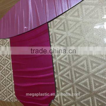Factory Mirror Surface PU Leather With Nonwoven Backing