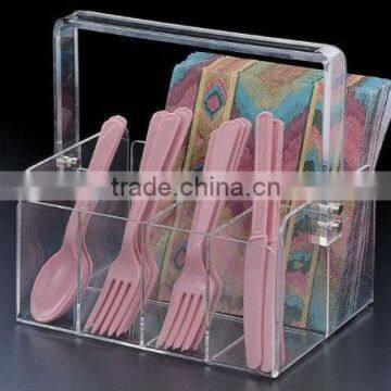 Acrylic Silverware Caddy