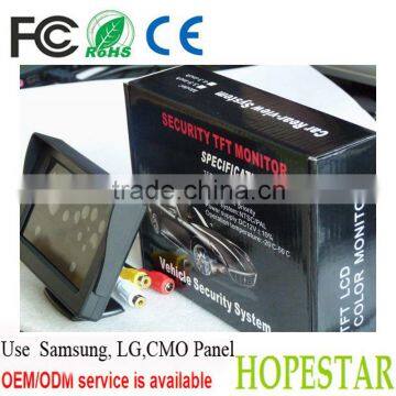 Vesa Desktop Black Color Dc12v 4.3inch 16:9 Car Back Seat Lcd Monitor photo-5