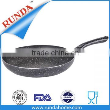 12" Auminum non-stick fry pan with inner mable coating