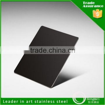 Construction companies black stainless steel sheet for building price list