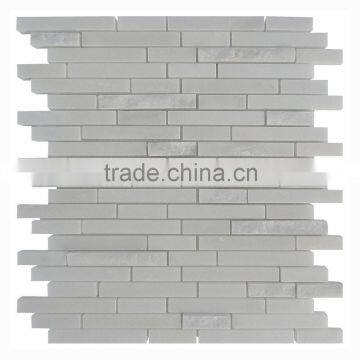 Brand new white mixed stick marble mosaic OEM