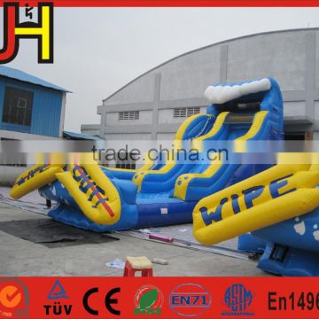 2016 Best Price Inflatable wipeout Slide With High Quality For sale