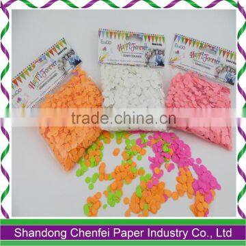 Hot Bright Fluorescent Tissue Paper Confetti 8mm