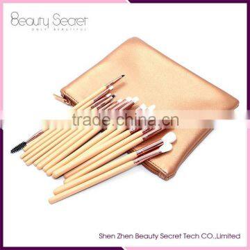 20pcs Wooden Handle Synthetic Hair Cheap Makeup Brush Set Wholesale brush makeup