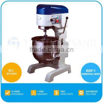 Mixer For Food Powder - 35 L, Without Guard, CE, Gear Transmission