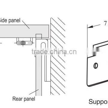 Adjustable Wall Cupboards Kitchen Cabinet Hanger Bracket photo-2