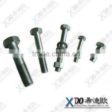 724L(316Lmod) high tensile fasteners stainless steel m6 hex head bolt