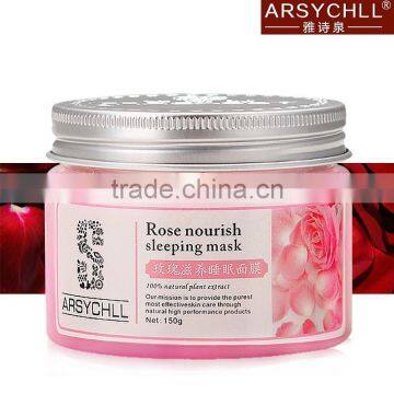 Hydrating cream whitening rose face mask