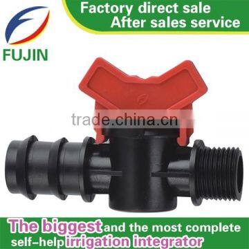 Drip irrigation system 25*1/2 plastic ball shutoff mini valve