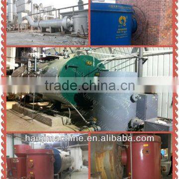 Wood pellet burner for oil boiler