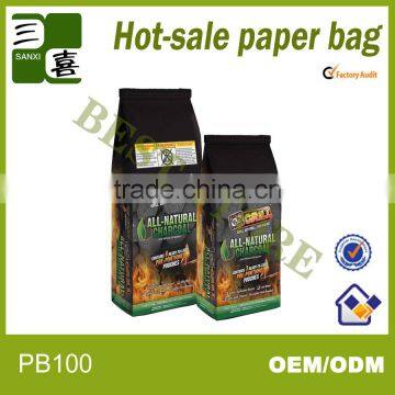 different types of BBQ coal or charcoal packaging bags