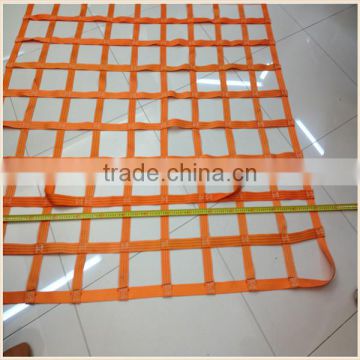 shipping container net / cargo net / safety net / net contenedor, flat webbing cargo net