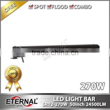 50inch 270W LED Light Bar Single Row High Power Offroad Bar Light 4x4 4WD Racing Auxiliary Lighting photo-3