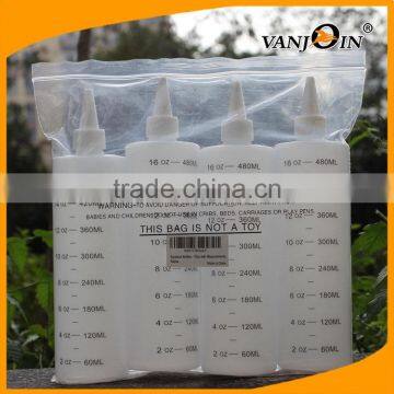 500ml White Plastic Squeeze Liquid Packaging Bottle photo-2