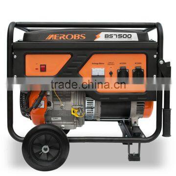 BSGE7500 Knife model Chongqing CHINA AEROBS Protable 6KW Gasoline Generator for sale