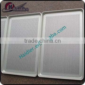 Full size anodized aluminum alloy perforated baking pan for cookies