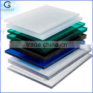 Best quality pc corrugated transparent roofing sheet for construction of building