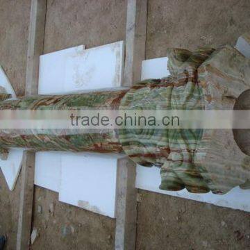 NATURAL GREEN ONYX COLUMNS PILLARS photo-4