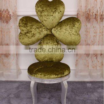 BISINI Beautiful Design Leisure Chair, Flower Shaped Solid Wood With Fabric Chair, Fancy Decorative Chair (BF01-X1186) photo-5