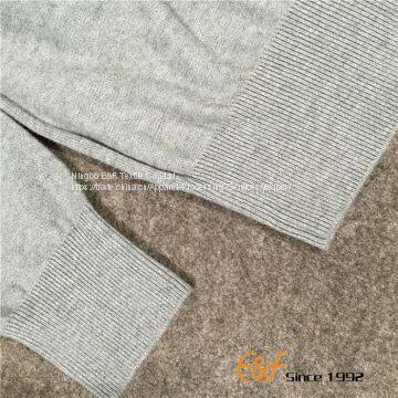 Cotton Men Sweater With Canvas Patch and Pocket photo-5