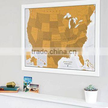 Scratch USA Scratch off Places You Travel America (US) Detailed Cartography Including US States photo-3