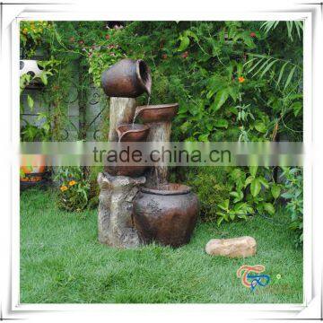 Beautiful Bowl Resin Led Light Japanese Garden Water Fountain photo-6