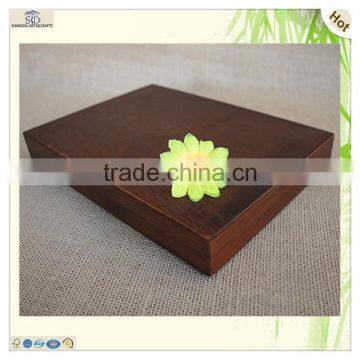 Pinch Plate Top Trunks Packing Display Wood Box photo-2