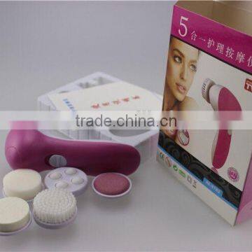 High Quality 5 in 1 Deep Facial Cleaning Machine Instrument Multi-function Facial Automaticly Washing Brush