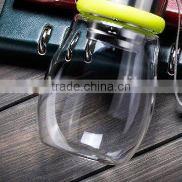 Glass Cute Water Bottle With Tea photo-2