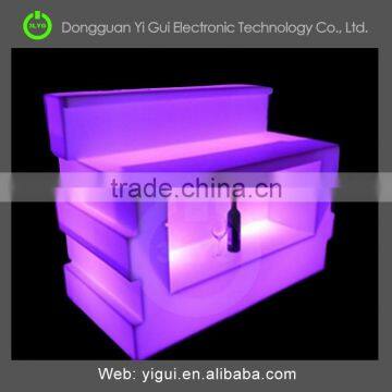 Modern Design Hotel Club Glow LED Bar Counter table