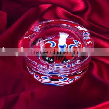 high quality glass ashtray decal glass ashtray