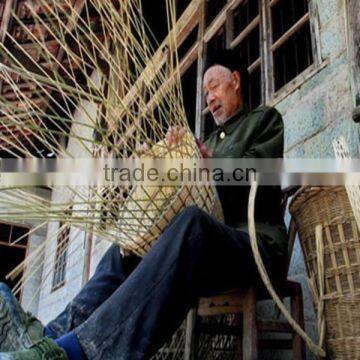 Homes Storage Handwoven Medium Tapered Basket Weaving photo-2