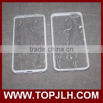 2 in 1 PC Transparent Phone Case TPU Soft Bumper Mobile Phone Protective photo-3