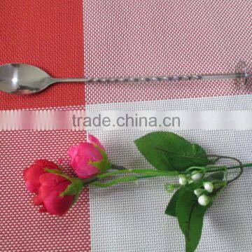 Stainless Steel Bar Spoon Cocktail Spoon Twisted Handle Spoon photo-3