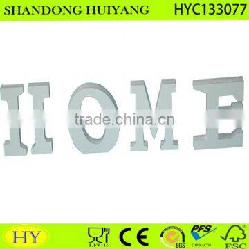 Wooden Crafts Decorative Alphabet HOME Letters