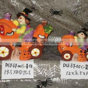 ceramic pumpkin light halloween decorations