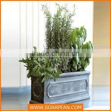 Latest Outdoor Decorative Fiberglass Giant Flower Pot photo-6