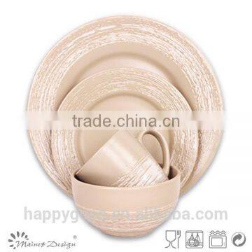 18pcs Antique Glazed Dinner Set Ceramic photo-2