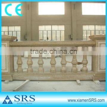 G682 yellow granite interior stair railings