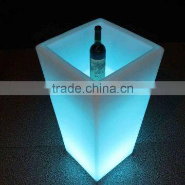 Wholesale Well Polished Beautiful Led Plastic Flower Pot, Garden Flower Vase photo-5