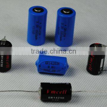 er14250 1/2 aa 3.6V lithium battery