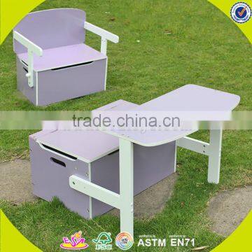 wholesale baby wooden storage box chair cheap kids wooden storage box chair popular children wooden storage box W08G017A