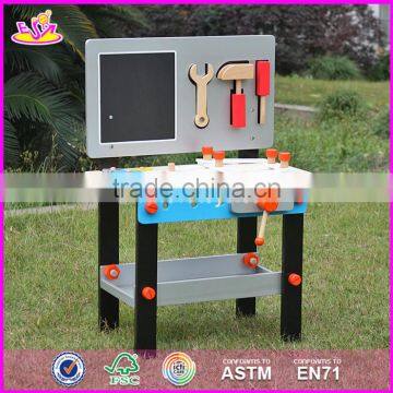 2017 Top Fashion Preschool Toy Kids Wooden Play Workbench W03D070 photo-3