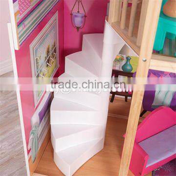 Best Design Big Size Kids Wooden Elegant Doll House Set With Furniture W06A227 photo-5