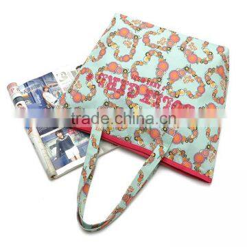 Wholesale Nylon Full Printing Customized Logo Eroupe Style Tote Bag photo-3
